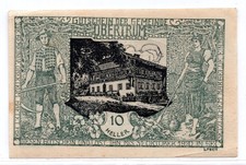 1920 Austria Obertrum Notgeld 10 Heller Note (3896)