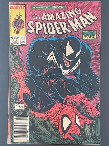 Amazing Spider-man 316 - 1st app Venom Newsstand - Low grade - 3.5 (VG-)