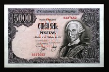 SC-Spain-5000 Pesetas 6 February 1976. Madrid. Without Series. SC/SC-. Rare