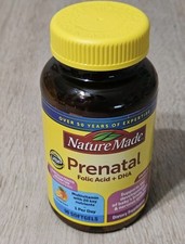 Nature Made Prenatal Folic Acid  DHA Multivitamin - 90 Softgels