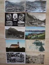 RK2 / 10 Ansichtskarten alt / Bayern Heilbrunn Amorbach Andechs Murnau Starnberg