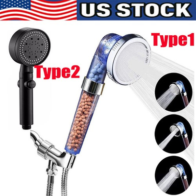 #ad Filtered Shower Head with Handheld3 Spray Modes High Pressure Water Saving Soft $5.98