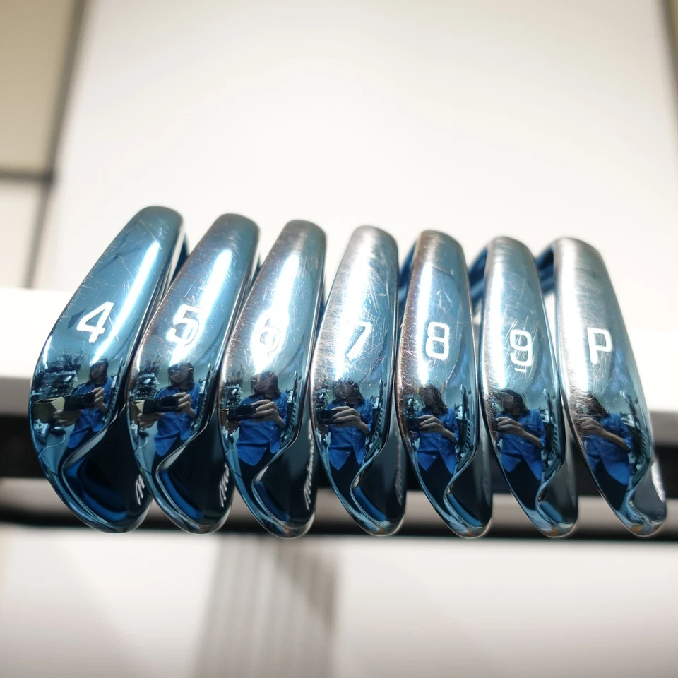 MIZUNO Pro 221 LTD BLUE 7pcs Iron Set 4-9/PW Flex-S200 DG TOUR ISSUE No H/C - Image 3 of 4