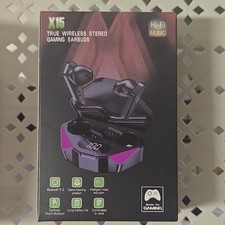 TWS X15 True Wireless Bluetooth 5.3 Gaming Ea...