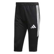 adidas 3/4 Hose Trainingshose Sporthose Herren 3 Streifen Design schwarz
