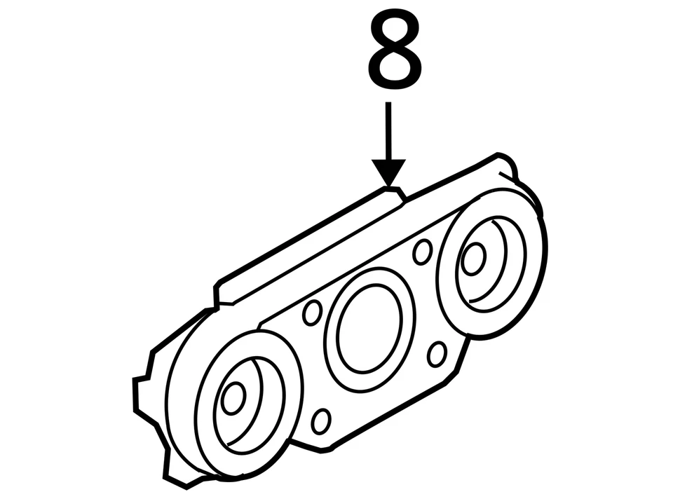 Climate Temperature Control Front Excluding Sport Trac Dash Fits 07-10 EXPLORER — 第 4/4 张图片