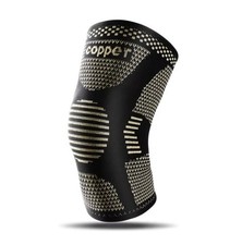 NEW 2 PACK Copper Compression Knee Sleeves Support Brace Joint Pain Relief Sport