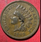 1909 US Indian Head Cent! XF Details! Last Year Issue! Lower Mintage! Old Coin