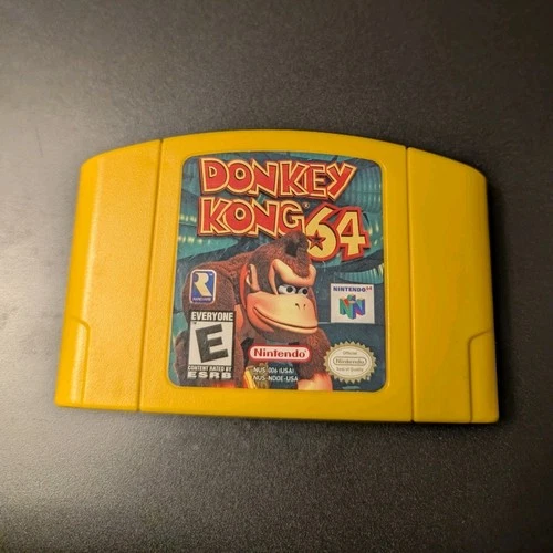 Nintendo Donkey Kong 64 Yellow Game Cartridge for Nintendo 64 NTSC-U/C