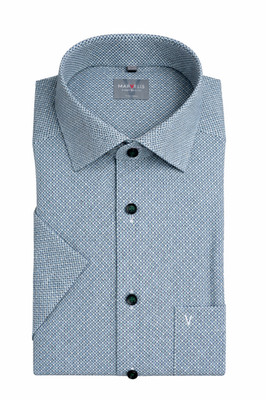 Marvelis Hemd Comfort Fit Kurzarm blau gemustert 7030.12.45