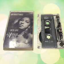 Vintage 1991 Natalie Cole Unforgettable With Love Audio Cassette Tape Elektra