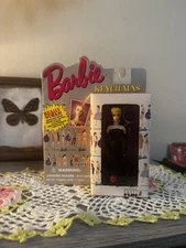 Vintage Barbie Keychain Blond Black Dress 701 Basic Fun Inc 1995 New In Box