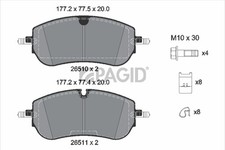 PAGID Bremsbelagsatz Scheibenbremse T2944N für LANDROVER DISCOVERY SPORT L550