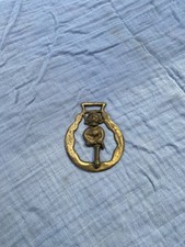 Vintage Horse Brass Medallion  " The Lincoln Imp "