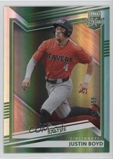 2022 Panini Elite Extra Edition Status Green 142/499 Justin Boyd #73 0u66