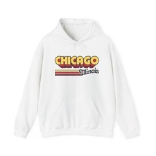 Chicago Illinois Graphic Hoodie Heavy Blend  NEW Sweatshirt