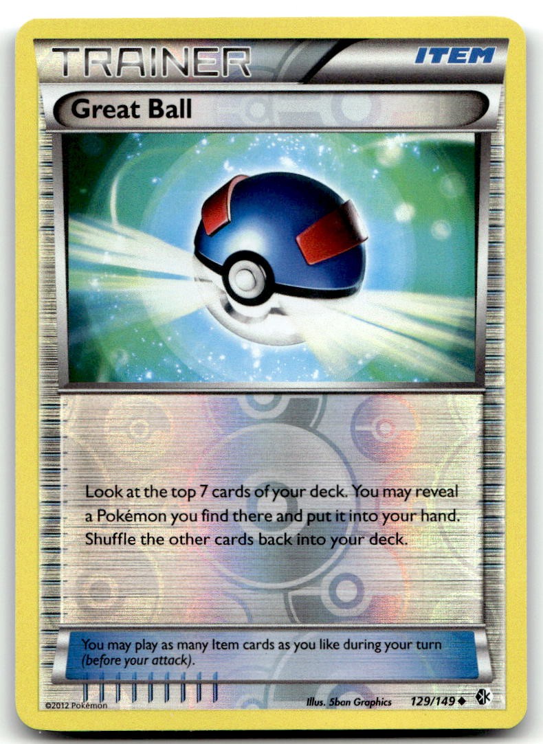 EXC-NM Reverse Holo Great Ball #93/98 (Emerging Powers)