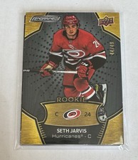 2023-24 Upper Deck Engrained 2021 Rookie Update Ebony /49 Seth Jarvis #194