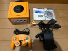 Nintendo GameCube Console & Controller Orange Color with Games Japan 0530