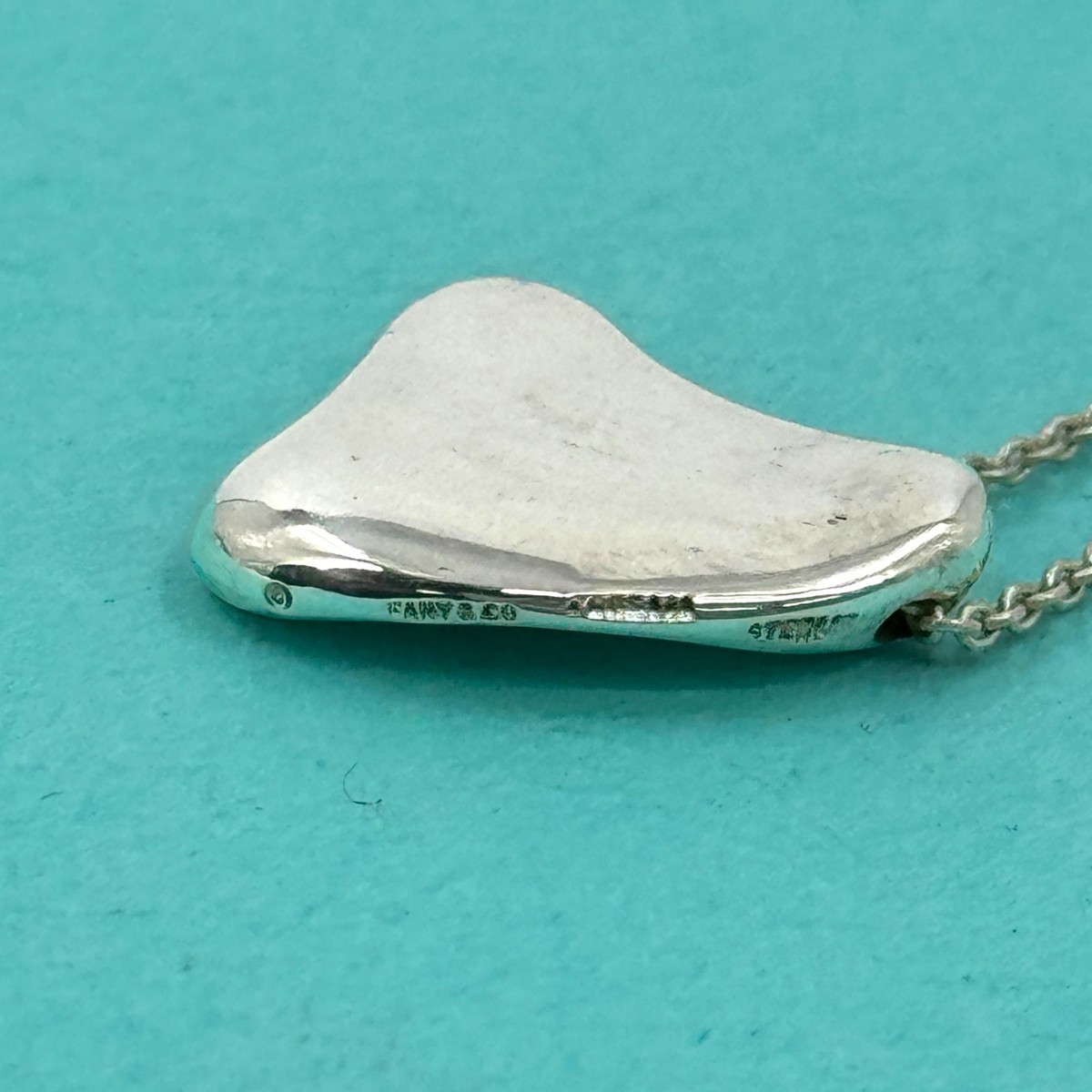 Auth TIFFANY & Co Paloma Picasso Sterling Silver Full Heart