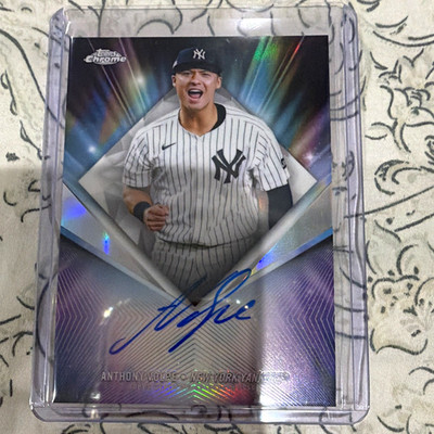Topps 2026 Chrome Anthony Volpe 75th Diamond Autograph 75D-AV Yankees