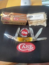 Case Tony Bose TB6539SS Goldenrod Bone 5-Blade Sowbelly NEW In The BOX. 2012YR