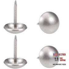 100-Pack Upholstery Tacks Nailhead Trim Decorative Trim Fits Silver Furniture