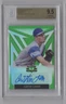 2020 LEAF VALIANT PORTRAIT GREEN AUTO JUSTIN LANGE /99 BGS 9.5