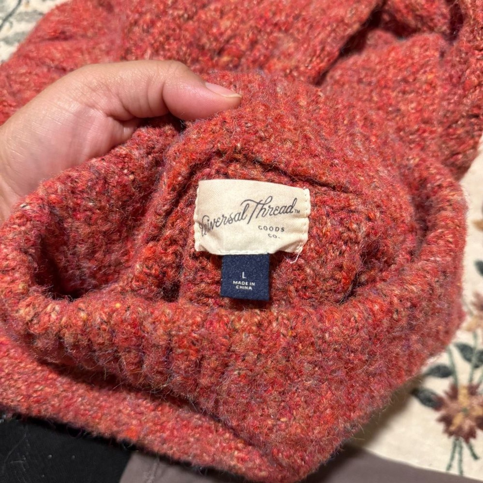 Universal thread mock turtleneck pullover sweater… - image 7