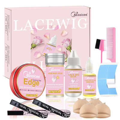 Lace Wig Glue,  Invisible Wig Glue Lace Glue for Lace Front Wigs, Strong Hold La