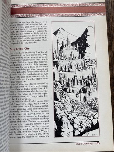 Complete Book of Elves AD&D 2nd Ed RPG 2131 TSR 1992 - Imagen 3 de 6