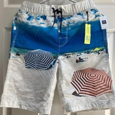 GAP Kids NWT Beach Oceanside Swim Trunks Shorts size XXL 14-16years / UPF 40