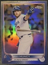 2022 Max Muncy Topps Chrome Refractor #42 Dodgers