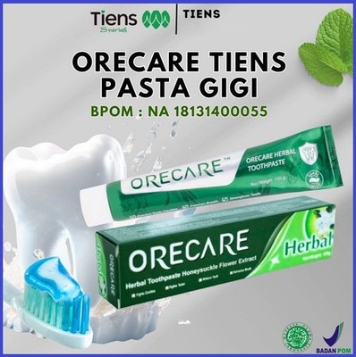 Hot New !! Tiens Tianshi Herbal Toothpaste Orecare Toothpaste 135g