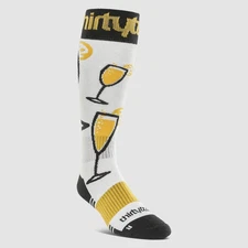 Thirtytwo 32 double sock yellow white sock snowboard 2026 ski new