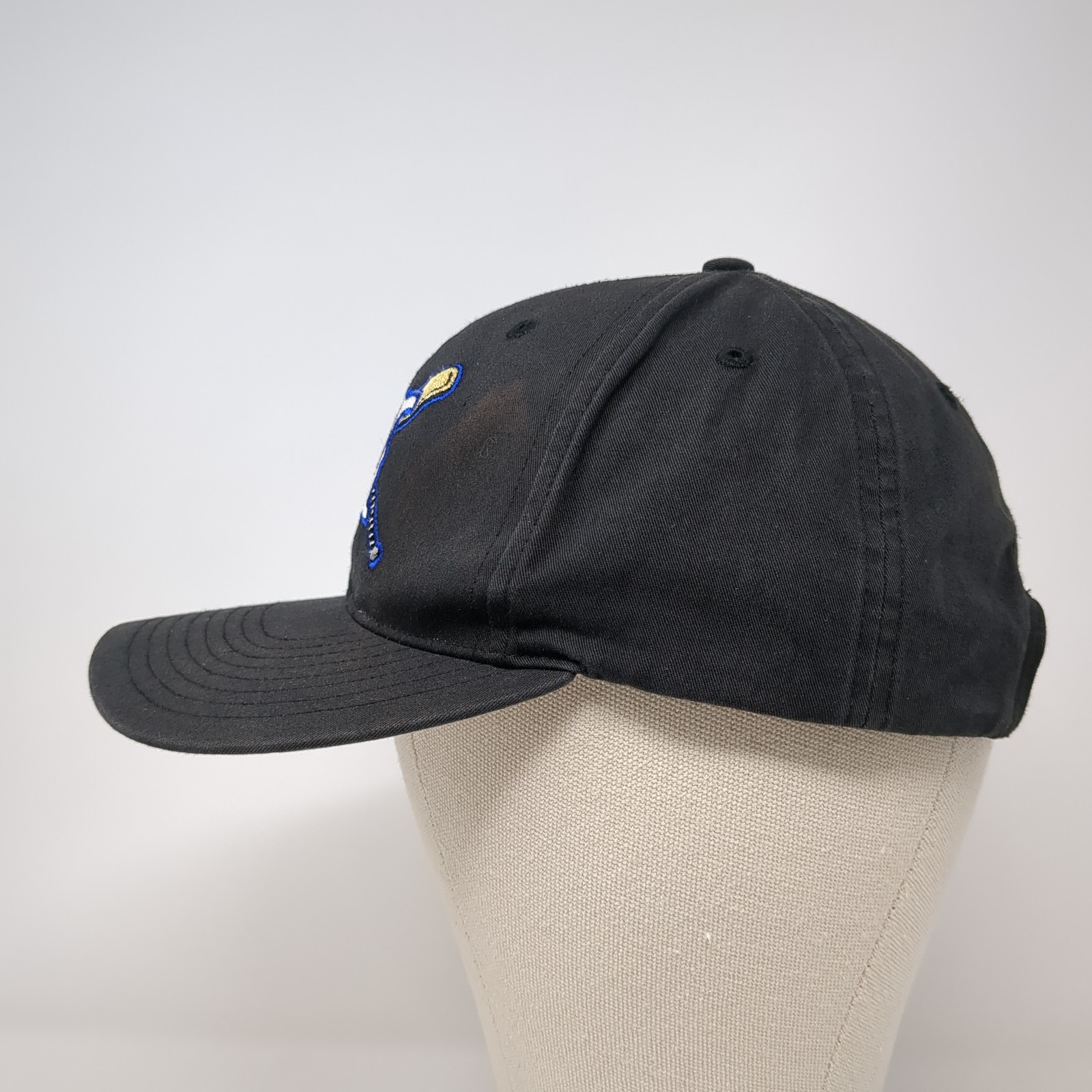 Richardson Strapback Baseball Cap Black Small Adj… - image 3