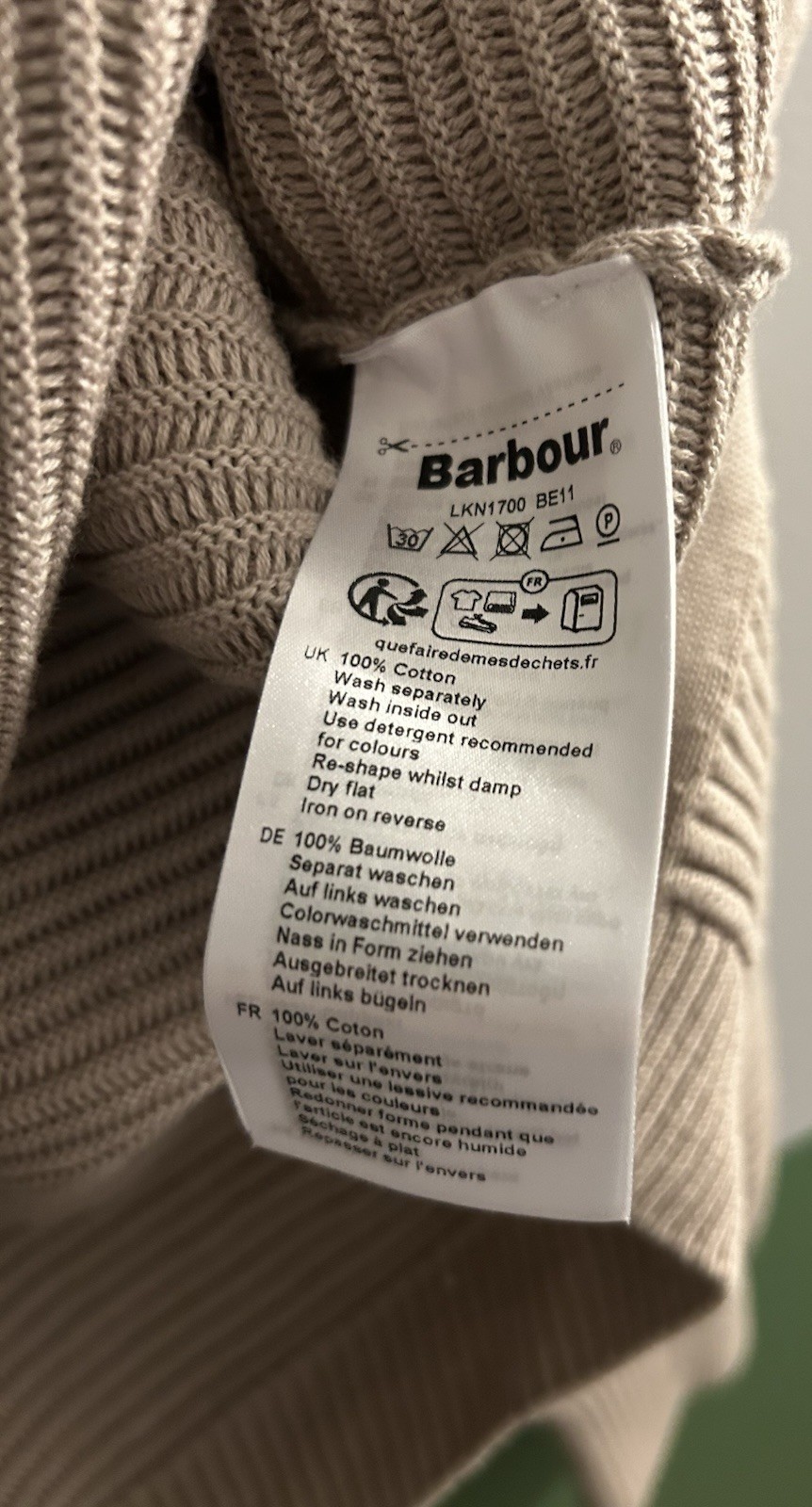 BNWT Barbour Kaia Funnel Neck Knit Oversized Jumper Top Sold Out Size 10-14 £99 image 10