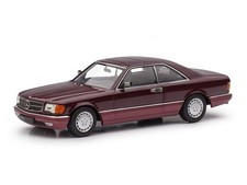 MERCEDES-BENZ 560 SEC C126 - 1980 - RED METALLIC 	940035124 MAXICHAMPS 1:43 New