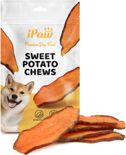 Sweet Potato Chews, Single Ingredient Dog Treats for Vegetarian, All Natural Hum