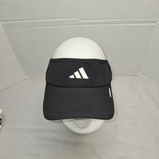 ADIDAS CLIMACOOL Visor One Size Unisex Black Printed Adjustable Fit Athletic