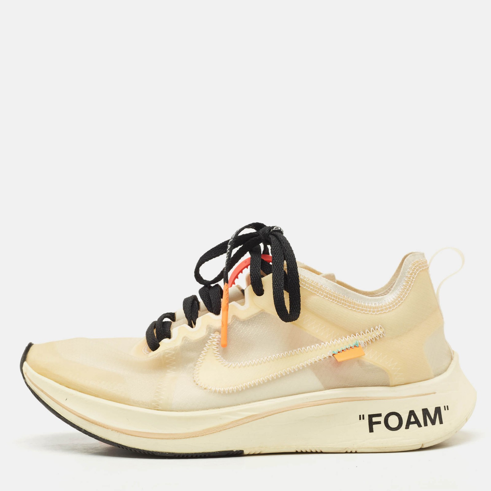 OFF WHITE X NIKE Sneakers Off White x Nike Two Tone Mesh Zoom Fly SP nere taglia 39
