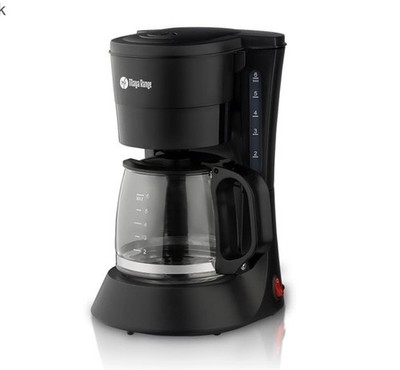 Filterkaffeemaschine, 6 Tassen, 1000W Kaffeemaschine Espresso, Macchiato 600ml