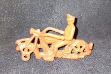 Vintage Antique Cast Iron Hubley Champion Motorcycle Cop Policeman 4"