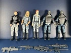 GI JOE Rise of Cobra, 2 NEO-VIPERs, & Duke Lot of 5, 3.75” Figures, Hasbro 2009