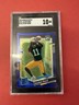 2023 Panini Donruss Optic - Rated Rookie Jayden Reed Blue Hyper Prizm (RC SGC 10