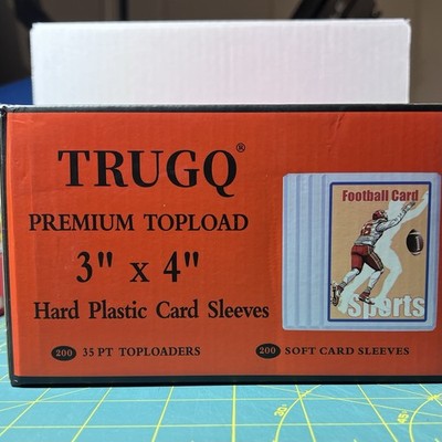 200 35pt Top Loaders 200 Penny Sleeves New In Box Card Sleeves Top Load