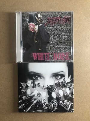 Madame Mayhem 2 CD Lot Signed Autographed Ready For Me & White Noise
