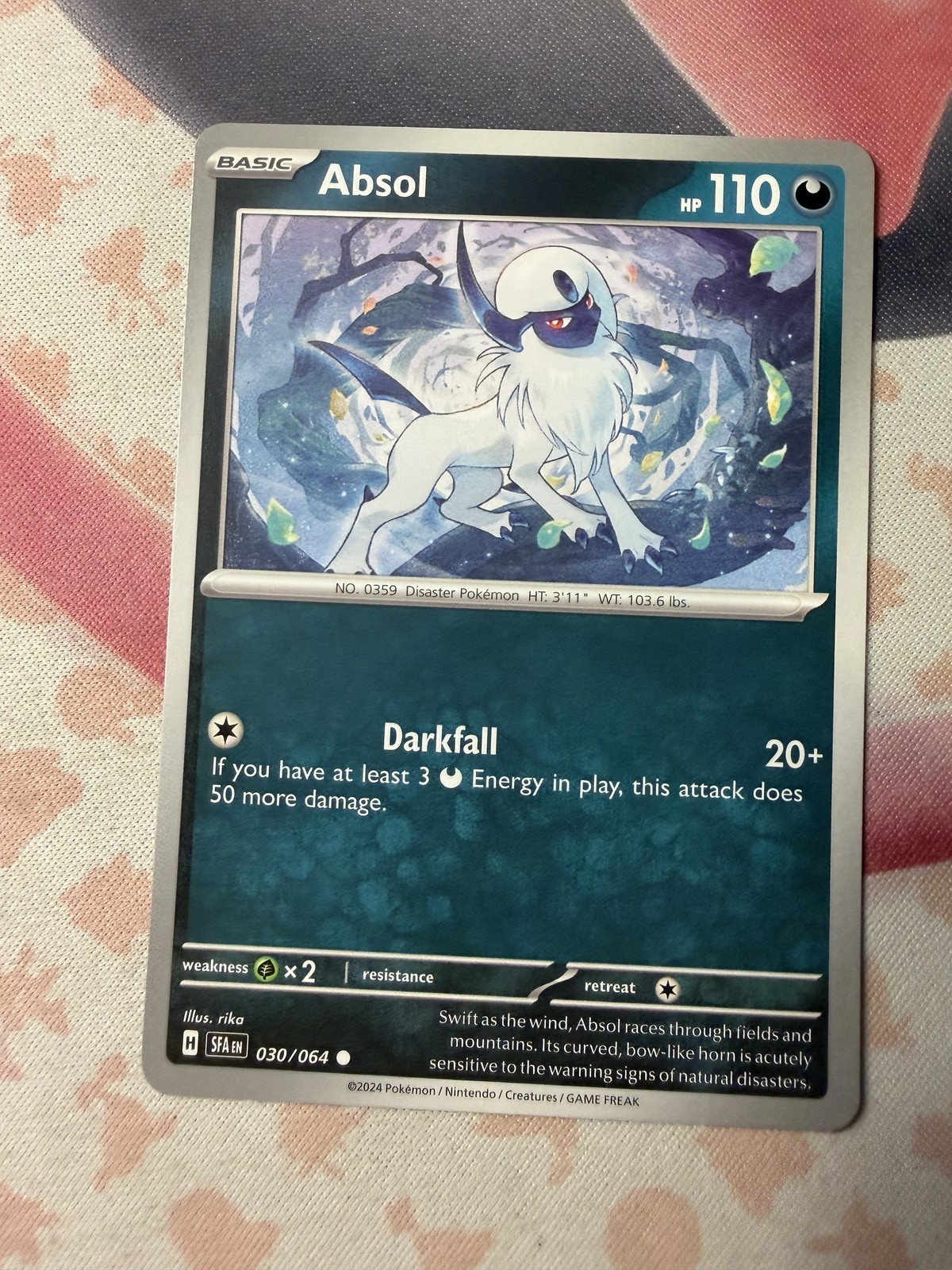 Absol Common SV: Shrouded Fable 030/064 NM English