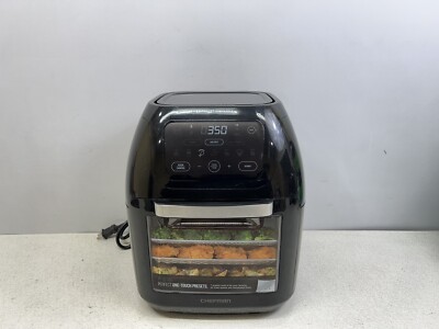 Chefman - Multifunctional 10L Digital Air Fryer+  RJ38-10-RDO-V2 - Black -