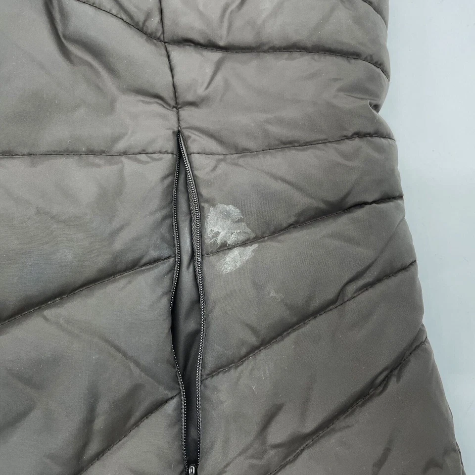 Kenneth Cole Reaction Chaleco Para Hombres Grande Plumón Puffer Chaqueta Plumas Cremallera Completa Gris Foto 2 de 4